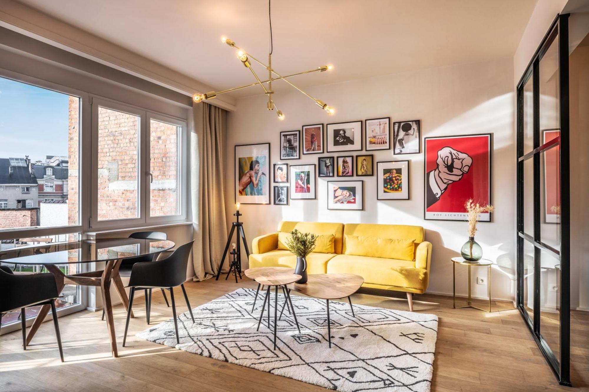 בריסל Mini Loft 1 Bedroom 2 Steps From Av Louise מראה חיצוני תמונה